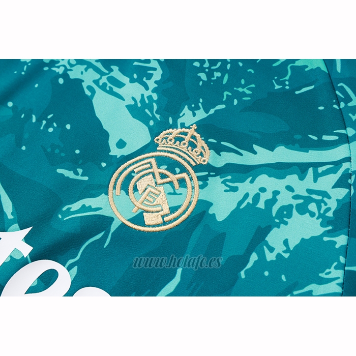 Chandal del Real Madrid Manga Corta 2026-2027 Verde - Pantalon Corto